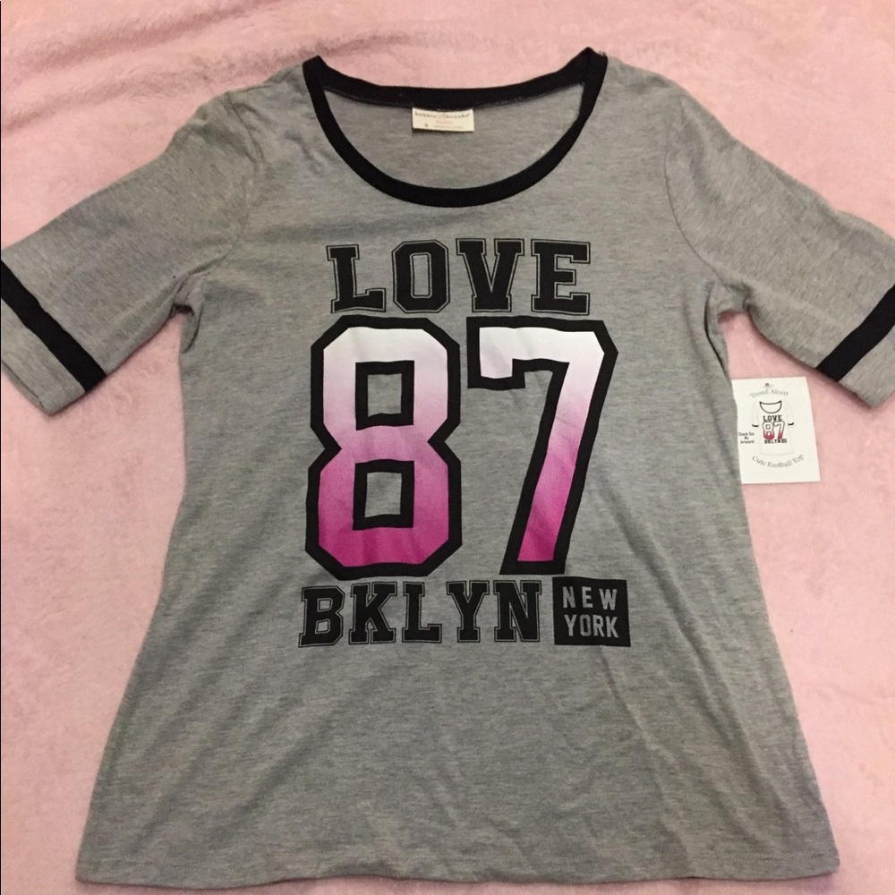 Cute Football Top NWT